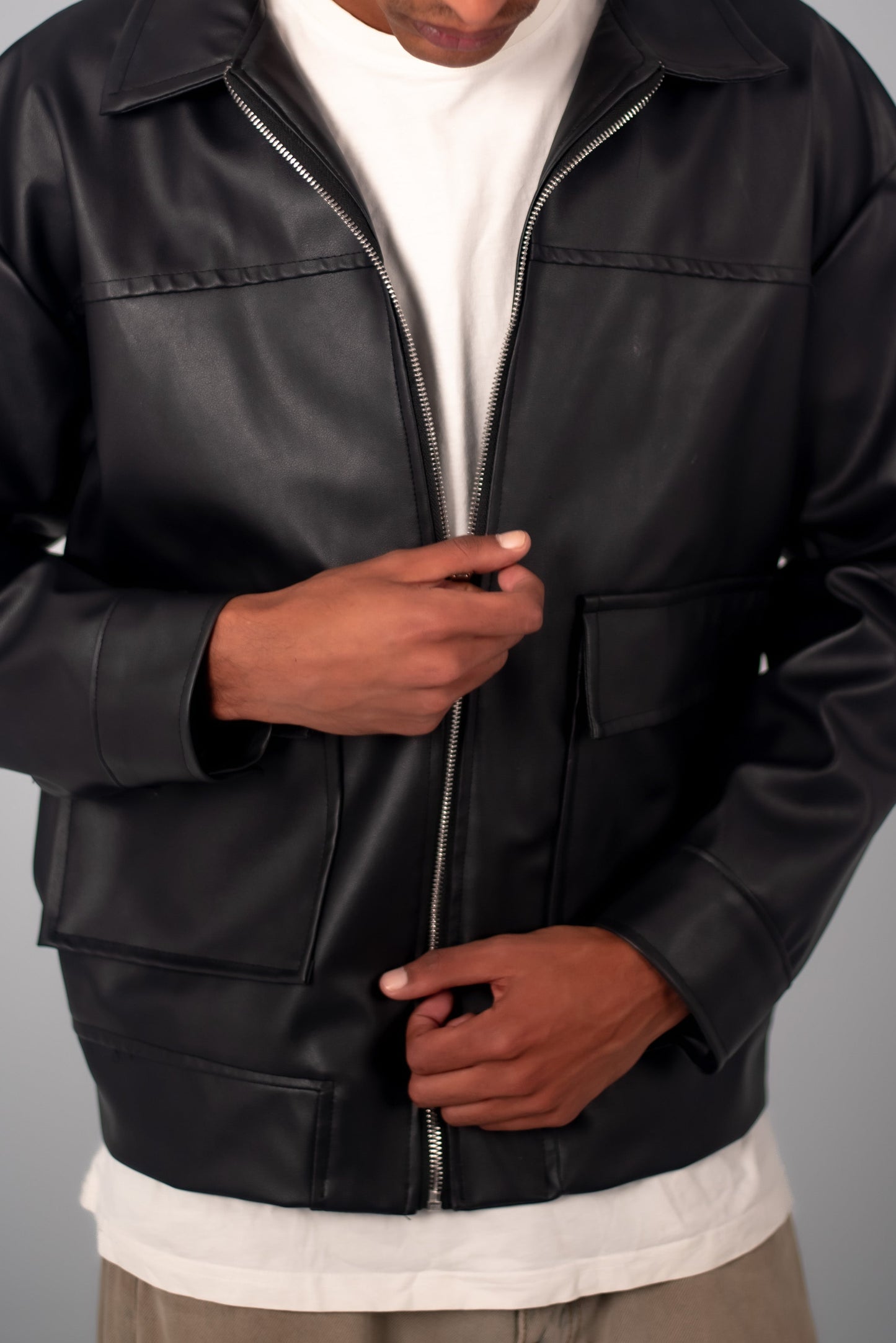 Black Leather Jacket.