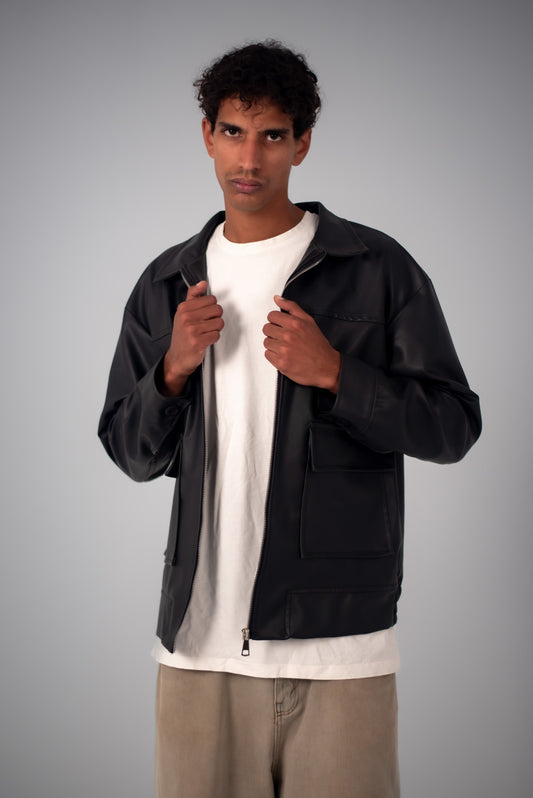 Black Leather Jacket.