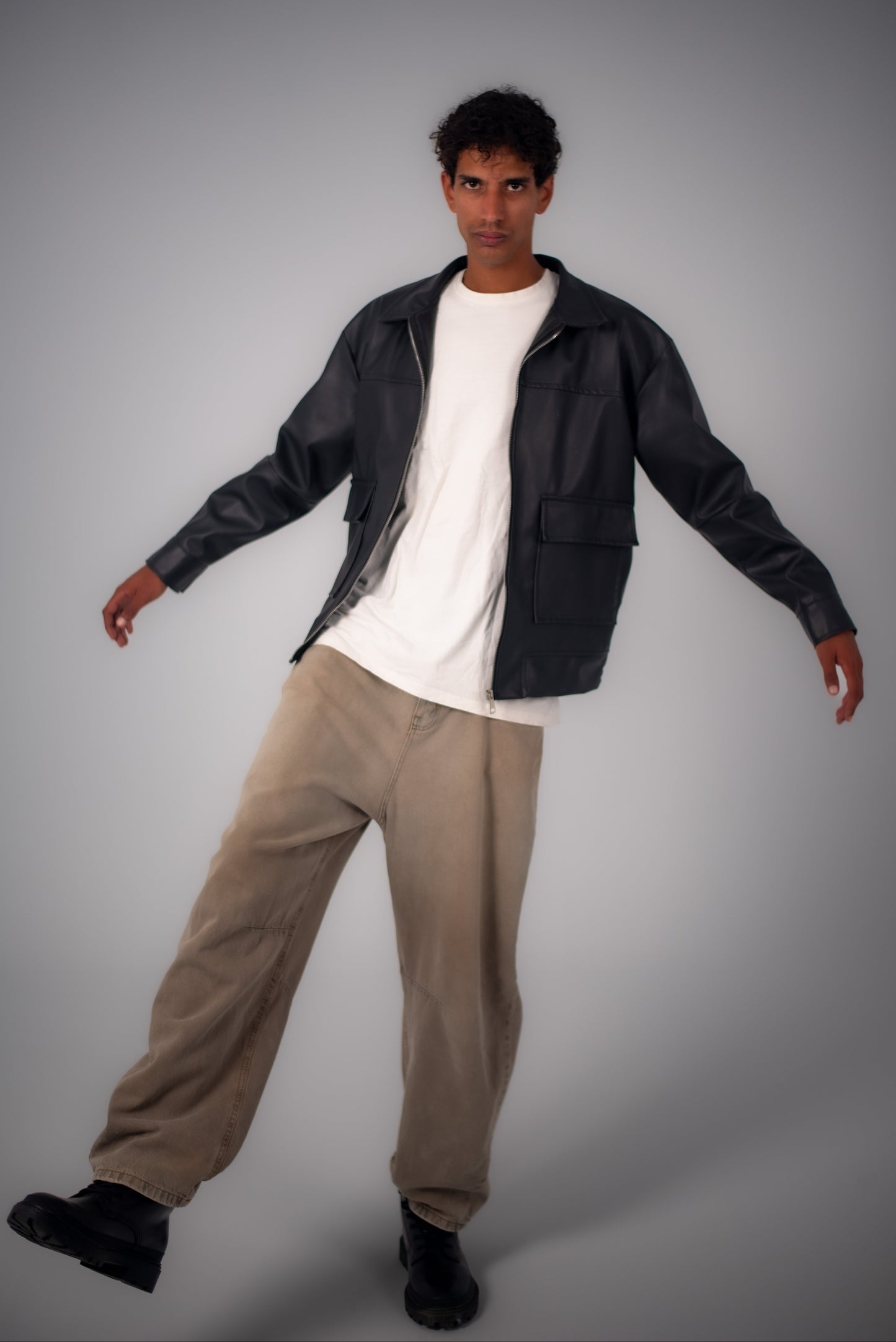 Black Leather Jacket.