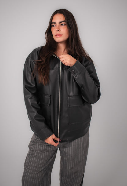 Black Leather Jacket.