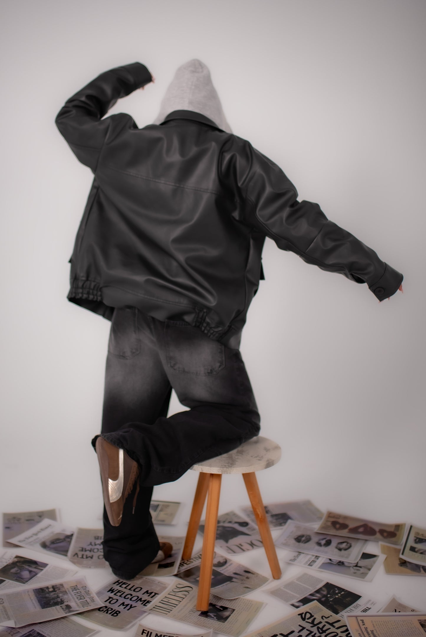 Black Leather Jacket.