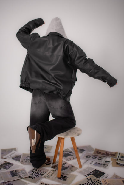 Black Leather Jacket.